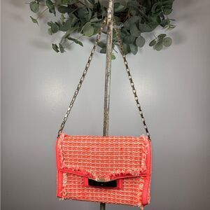 Kate Spade Carroll Park Tweed Scarlette Shoulder Handbag Spring Easter Clutch